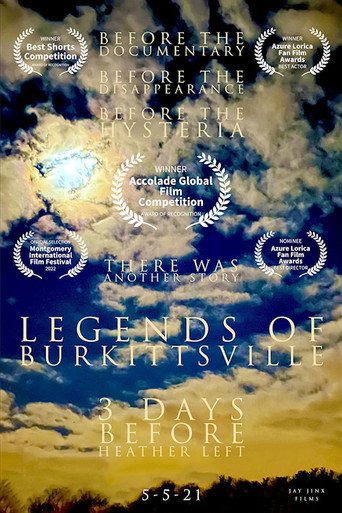 Movie poster for Legends of Burkittsville: 3 Days Before Heather Left (2021)