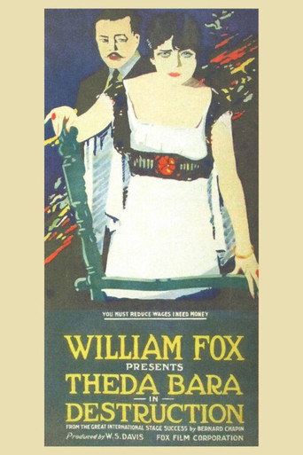 Movie poster for Destruction (1915)