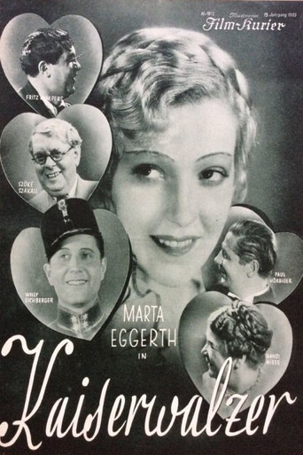 Movie poster for Kaiserwalzer (1933)