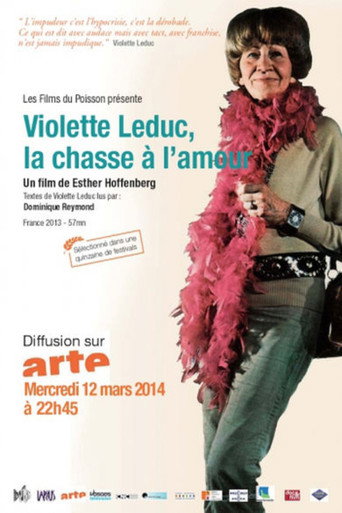 Movie poster for Violette Leduc, in Pursuit of Love (2013)