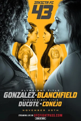 Movie poster for Invicta FC 43: King vs. Harrison​ (2020)