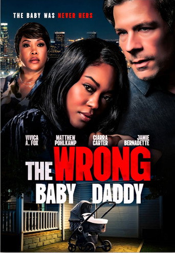Movie poster for The Wrong Baby Daddy (2026)