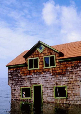 Movie poster for Tenaún, donde las casas navegan (1988)