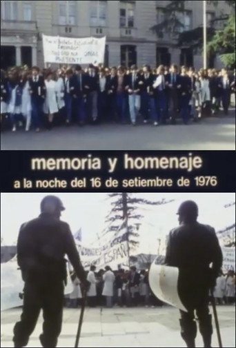 Movie poster for Memoria y homenaje (1986)