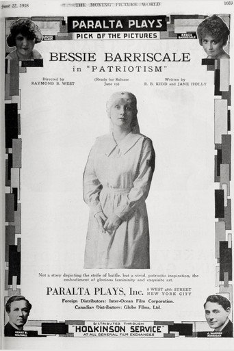 Movie poster for Patriotism (1918)