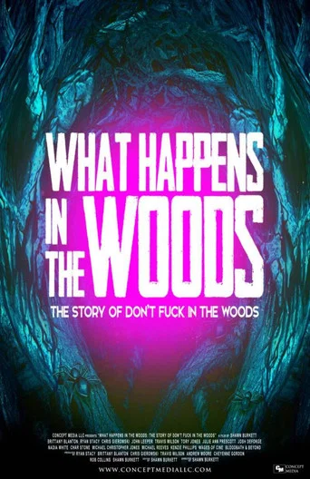 Movie poster for What Happens In The Woods (2019)
