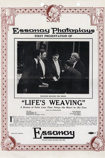 Movie poster for Life's Weaving (1913)