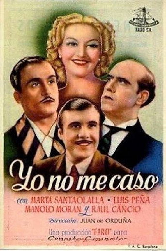 Movie poster for Yo no me caso (1944)