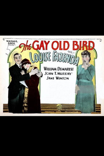 Movie poster for The Gay Old Bird (1927)