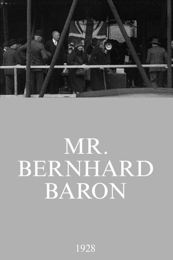 Movie poster for Mr. Bernhard Baron (1928)