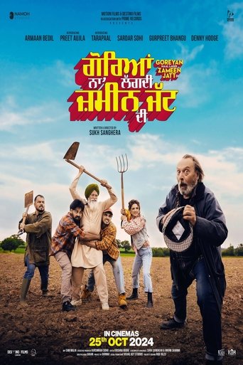 Movie poster for Goreyan Naal Lagdi Zameen Jatt Di (2024)