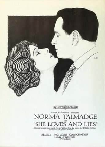 Movie poster for She Loves and Lies (1920)