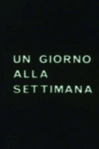 Movie poster for Un giorno alla settimana (1966)