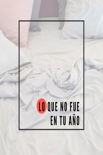 Movie poster for Lo que no fue en tu año (2020)