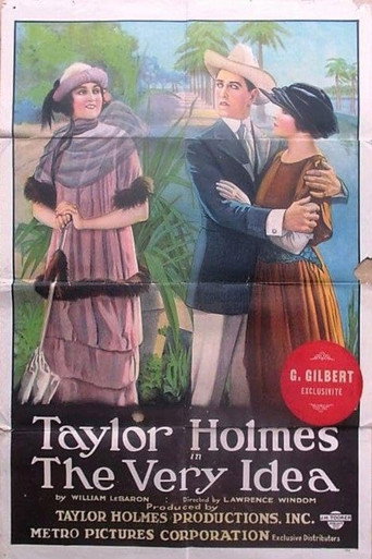 Movie poster for The Very Idea (1920)