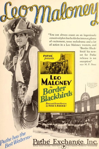 Movie poster for Border Blackbirds (1927)