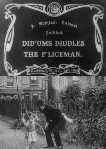 Movie poster for Did'ums Diddles The P'liceman (1912)