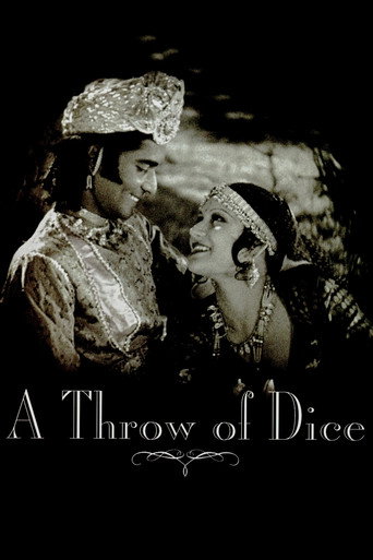 Movie poster for A Throw of Dice (1929)