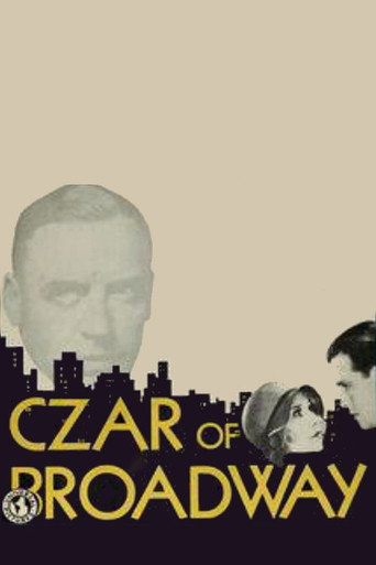 Movie poster for The Czar of Broadway (1930)