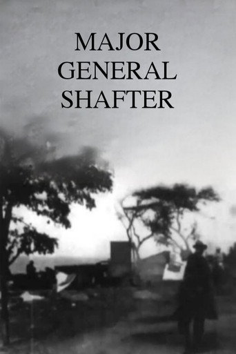 Movie poster for Major General Shafter (1898)