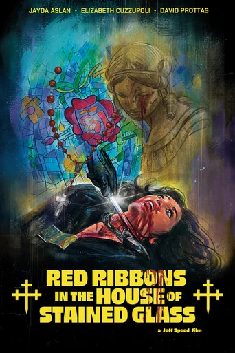 Movie poster for Red Ribbons in the House of Stained Glass (2025)