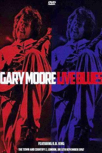 Movie poster for Gary Moore: Live Blues (1993)