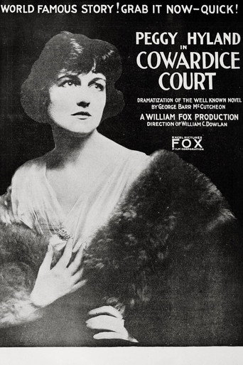 Movie poster for Cowardice Court (1919)