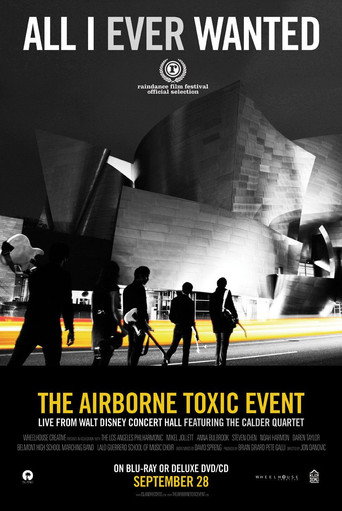 Movie poster for All I Ever Wanted: The Airborne Toxic Event Live from Walt Disney Concert Hall (2010)