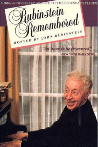Movie poster for Rubinstein Remembered (1987)