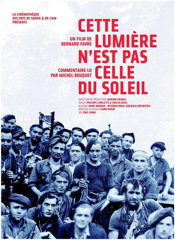Movie poster for Cette lumière n'est pas celle du soleil (2014)