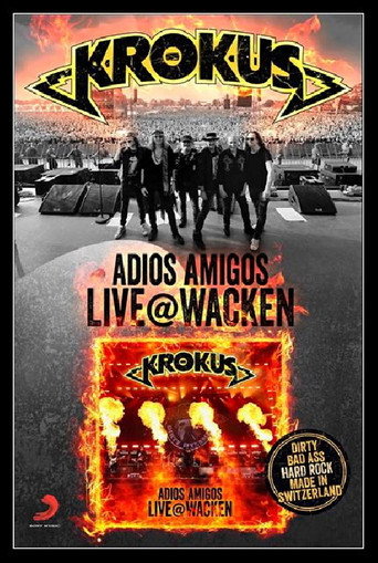 Movie poster for Krokus: Adios Amigos Live @ Wacken 2019 (2021)