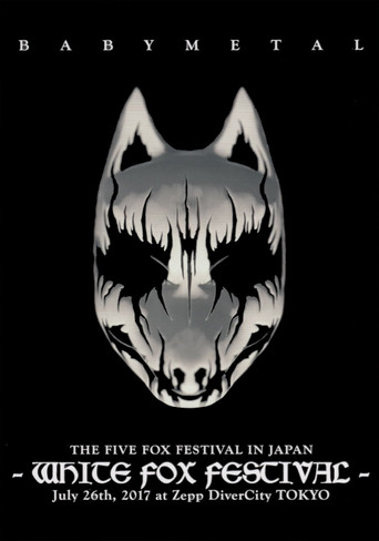 BABYMETAL THE FIVE FOX FESTIVAL IN JAPAN - WHITE FOX FESTIVAL poster