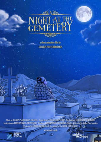 Movie poster for A Night at the Cemetery (2022)