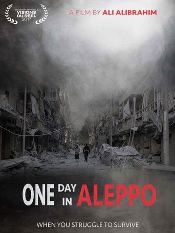 Movie poster for One Day in Aleppo (2017)