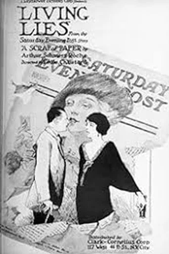 Movie poster for Living Lies (1922)
