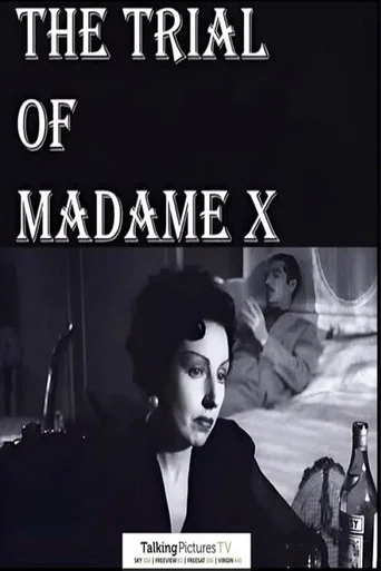 Movie poster for The Trial of Madame X (1948)