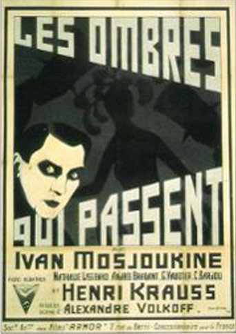 Movie poster for Les Ombres Qui Passent (1924)