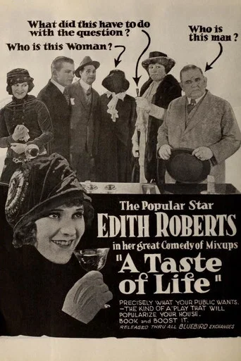 Movie poster for A Taste of Life (1919)