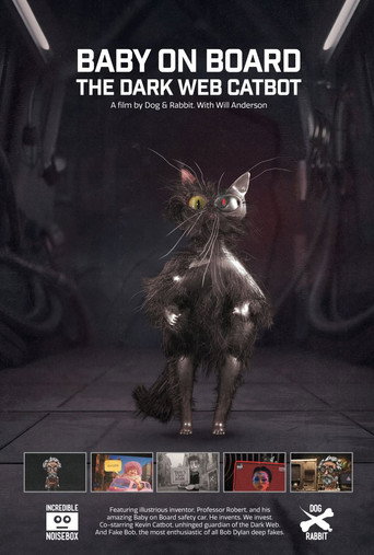 Movie poster for Baby on Board. The Dark Web Catbot (2024)