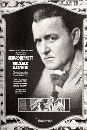 Movie poster for The Sable Blessing (1916)