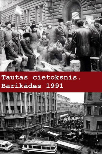 Movie poster for The Fortress of the Nation. 30 Years since the Barricades (2021)