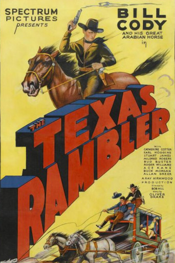 Movie poster for The Texas Rambler (1935)