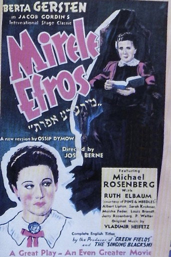 Movie poster for Mirele Efros (1939)
