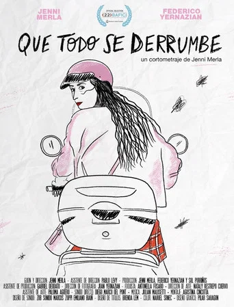 Movie poster for Que todo se derrumbe