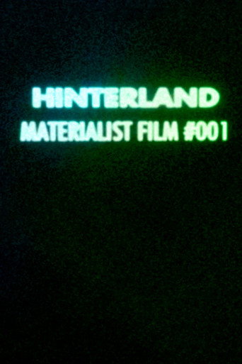 Movie poster for Hinterland (Materialist Film #001) (2013)