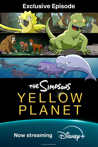 Movie poster for The Simpson: Yellow Planet (2025)