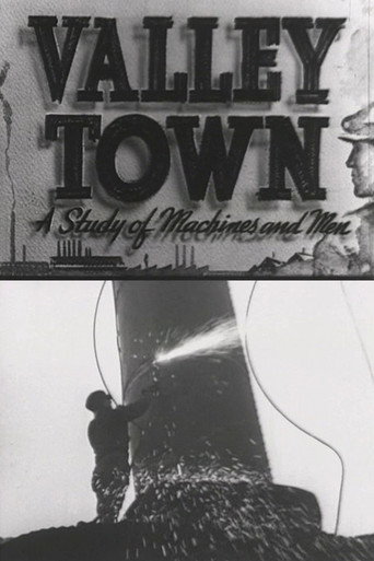 Movie poster for Valley Town: A Study of Machines and Men (1940)