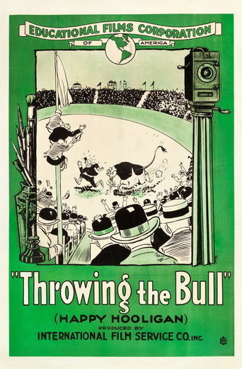Movie poster for Throwing the Bull (1918)