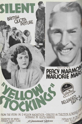 Movie poster for Yellow Stockings (1928)