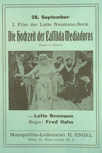 Movie poster for Die Hochzeit der Cassilda Mediadores (1916)